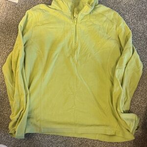 Made for Life Women's Lime Green Half-Zip Hoodie